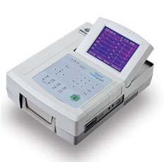 KHCK-N-02 [ Features ] High resolution thermal array printer; 6/7/12 channel printout format 6 inch 320 x 240 LCD to display setting menu and 12 channel ECG waveform Simultaneous acquisition of 12