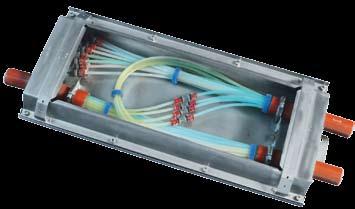 80 Closures www.leoni-ftth.com CLT 63 Tube Management 63 For use as a joint or branch-off closure for modular cables (MC). Hose clips and cable ties are used to secure the cables.