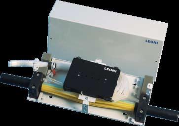 capacity allows you to divide or combine fiber units, e.g. a tube with a 5 mm diameter with a 12-fiber unit to 6 tubes with a 5 mm or 3 mm diameter with a 2-fiber unit each.
