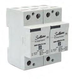Voltsafe Suppressors Single Phase Din rail DSP1P-25DM-T1+T2 Mains spike/surge protection The Sollatek DSP1P-25DM-T1+T2 is a Type I & II combined surge protection device.