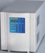 The Sollatek AVR has a very wide input range (-30% to +22%) and a voltage correction speed of 1250 Volts per second.