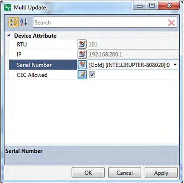 System Design Tutorial STEP 11. Toggle the Serial Number Multi Update button and select a starting serial number.