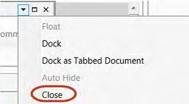 System Configuration Window Tab The Window Tab for the Communication Manager has the following options available: Float Allows the window to float within the IntelliTeam Designer application Dock