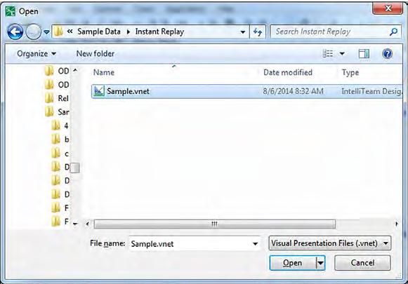 Instant Replay Overview Instant Replay enables the collection and replay of IntelliTeam SG data generated by an event or by a site automation test (SAT).