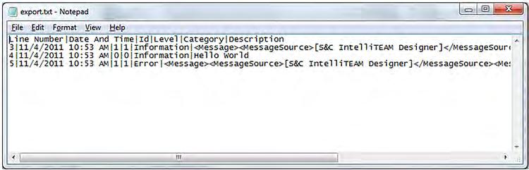 Figure 130. The Enable IntelliTeam FMS Export button location.