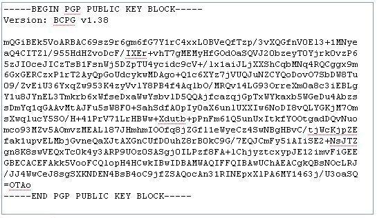11 SSH Public Keys Downloading the PGP Public Key You have to download the MFTIS s PGP public key to encrypt files that will be sent out to MFTIS.