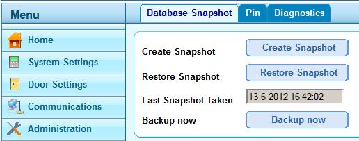 13.0 Backup, Restore and Export database The installer can take a backup of the ACTpro 1500 database and restore at a later date.