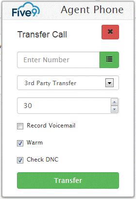 Making and Handling an Active Call Overview Transferring a Call When you click the transfer icon on the Active Call screen, the Transfer Call screen is displayed.