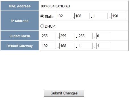 2.2.4 Network Tab Your NetAXS panel is physically configured in one of a number of possible network configurations.
