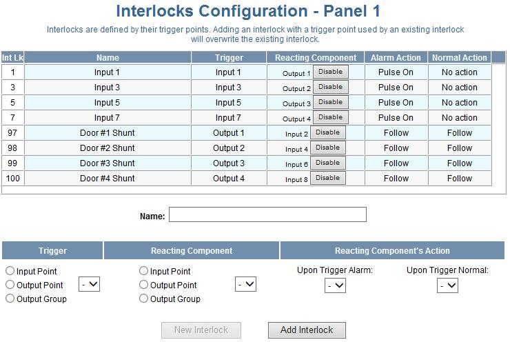 2.8 Configuring Interlocks An interlock is a programmed connection between two points.