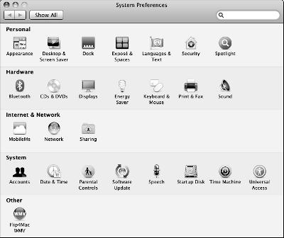 Chapter 1: Customizing OS X Access System Preferences 1. Open the Apple menu by clicking the Apple icon in the upper-left corner of the screen. 2.