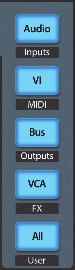 Encoder and navigation buttons scroll through markers. Press Encoder to drop a marker. Transport. Controls the transport section of your DAW. Fader Modes.