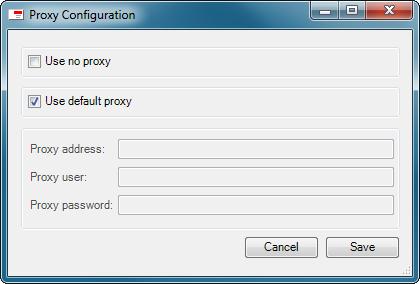 Proxy configuration 9 Proxy configuration By default, mailcredit uses the connection settings of the internet explorer to access the internet.