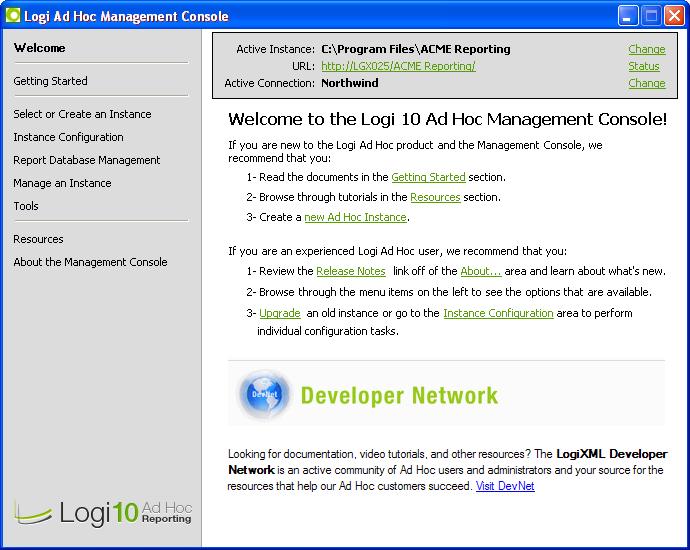 Page 6 Overview of the Management Console Interface The MC interface is divided into three main panels. On the left is the Action Group panel. At the top right is the Target panel.