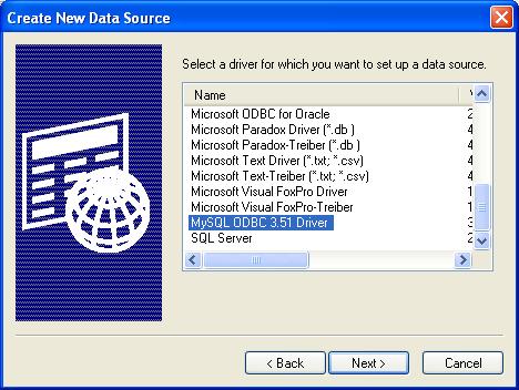 23) Select a data source, and click Next and Finish