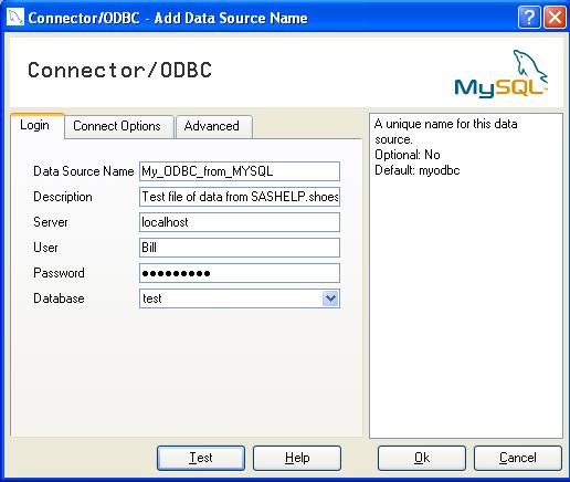 26) Fill in the Data Source name from step 6, click