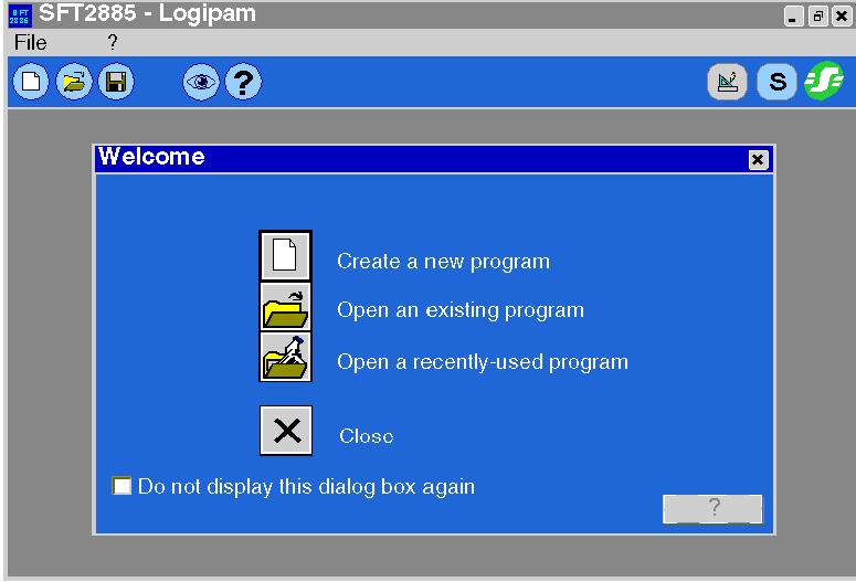 Familiarization With the Software Starting the Software Introduction To start Logipam, you can: Use the Windows menu Or use the shortcut available on your workstation desktop Opening Logipam To open