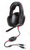 Plantronics GAMECOM 377 High performance open-ear gaming headset with full-range stereo The open-ear GameCom 377 gaming headset lets you hear all the in-game sound effects without losing touch with