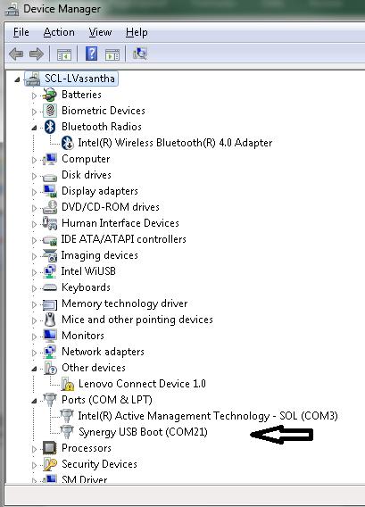 12. When prompted for the location of the drivers, browse to the location of the Windows USB serial driver provided as part of this application project.