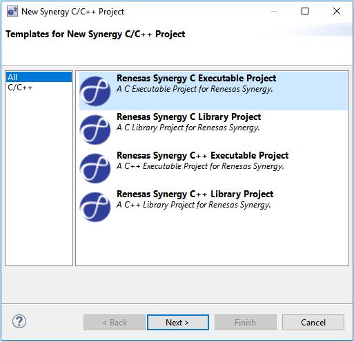 2. Creating a sample USBX CDC ACM project To recreate the USBX CDC ACM Device application project using the e 2 studio ISDE or the IAR EW for Synergy SSC, follow these steps: 2.