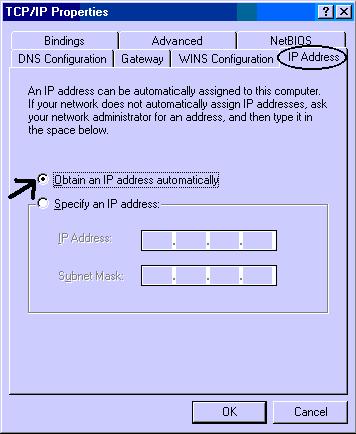 Select TCP / IP -> NE2000 Compatible, or the name of your Network Interface Card (NIC) in your PC. (See Figure 3.9) 3. Click Properties.