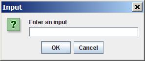 Getting Input from Input Dialog Boxes String input