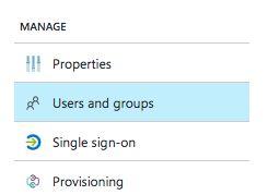 Lastly, on the "Users and groups" section select the users and/or groups that are to