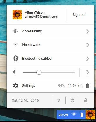 Now scroll down to near the bottom of the window until you see the options available under Accessibility.