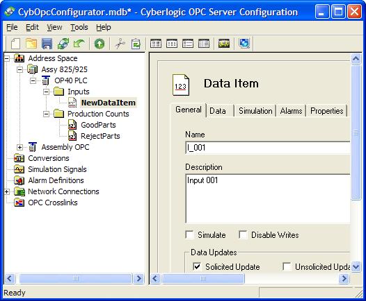 Using the Data Item Duplication Wizard In this section, you will configure the data items for the Inputs folder.