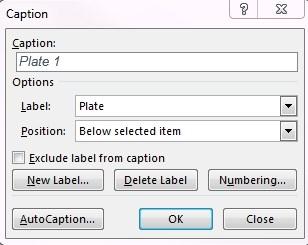 The object numbers will automatically be numbered consecutively Select the
