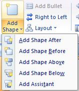 the selected Graphic Select required location of the shape The Format Tab