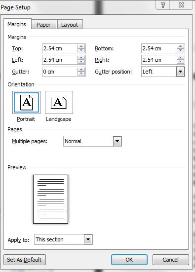 You can insert or change text or graphics in headers and footers.