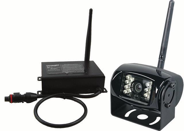 Section 6: Wireless Kits Tough Cam Wireless Receiver and Camera Observation System Oxbo Part Number: WVRXCAMTC System Includes: WVRXCAMTC WVCMS10B, Wireless Receiver Camera Type: CMOS Waterproof: