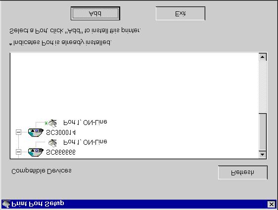 PC Configuration Printing Setup The CNWR-811P provides printing support for 2 methods of printing from Windows: Print Port Driver.