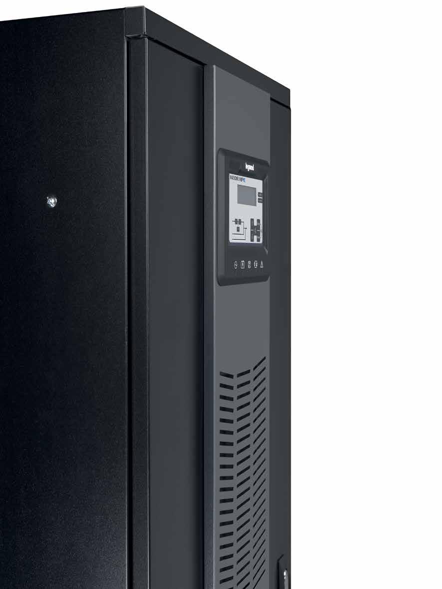 Keor HPE THREE-PHASE UPS HIGH EFFICIENCY AND LOW TCO Keor HPE is designed to reduce TCO. High efficiency double conversion and advanced energy saving modes ensure low operating costs.