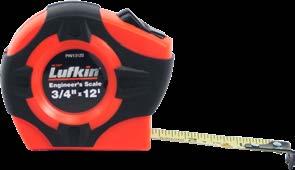 clip Item No. Lufkin No. Blade Length and Width Graduations 120113-S HV1048DM 1 in. x 25 ft./7.5 m ft.