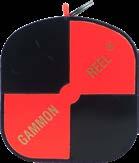 Gammon Reel, Black/Orange 812449 12 ft. Gammon Reel, White/Orange 812450 61/2 ft. Gammon Reel, White/Orange 812451 24 yd.