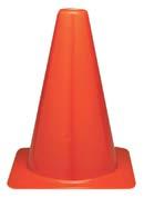 Safety and Common Accessories Traffic Cones 813612 High-intensity fluorescent red-orange PVC cone with weighted base for stability.