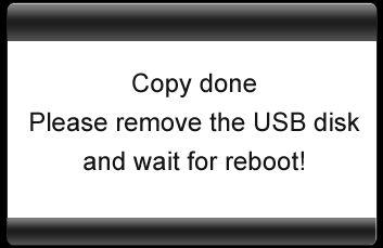 Then system will restart and prompts System Upgrade 9.