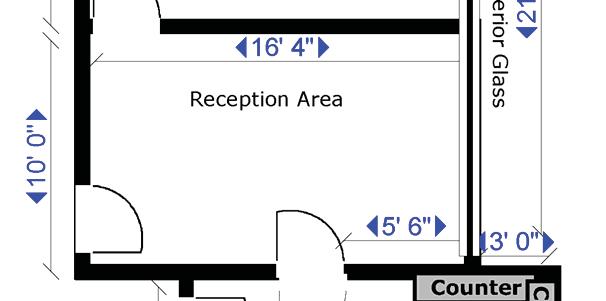 #6966 Floor Plan 6966 Almaden Expressway ± 547 Rentable Square Feet
