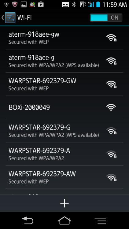 3-3 WiFi settings for Android devices