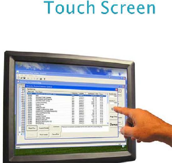 Touch Screens can also sense other passive objects, such as a stylus.