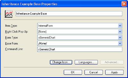 SYS600 9.4 1MRS758121 To create a template from an existing base template or chart window 1.