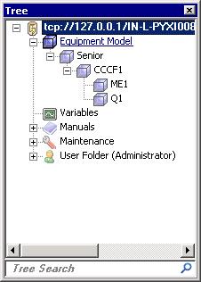 SYS600 9.4 1MRS758121 Figure 6.2: Equipment Model with example content in the Tree Window.