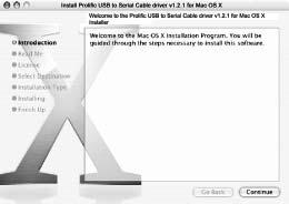 11 For Mac OS X Support Mac Driver Installation: Mac OS X v10.