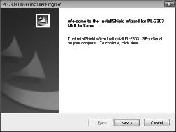 9 Installation For Windows 2000 / Windows XP / Windows Vista / Windows 7 DO NOT connect the USB to the Serial Converter to a computer before