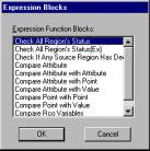 Example The user may select as many Expression Blocks as necessary. Each block is combined with an And/Or. The first Conditional Expression Block selected has a field for Combine With.