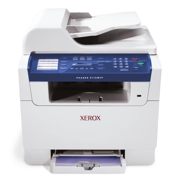 CONFIGURATIONS AND OPTIONS PHASER 6110MFP/S STANDARD FEATURES The Phaser 6110MFP comes packed with features required to support busy small offices.