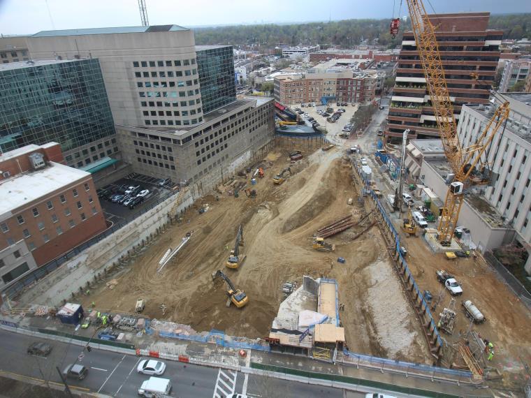 construction underway 937,000 sq. ft.