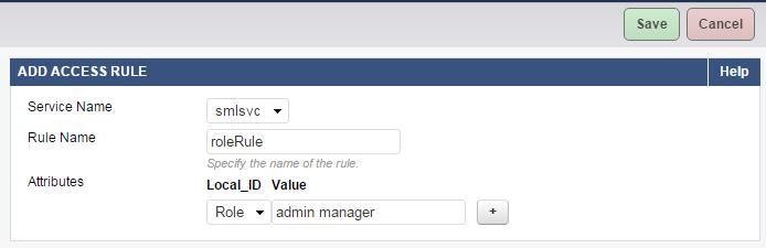 section: Click Add/Edit Authorization next to the service to which you want to apply the configured access rule(s) to authorize users accessing the service.